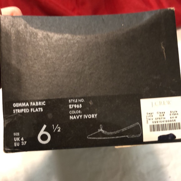 J.Crew Striped Gemma flats size 6 1/2 - Picture 9 of 10